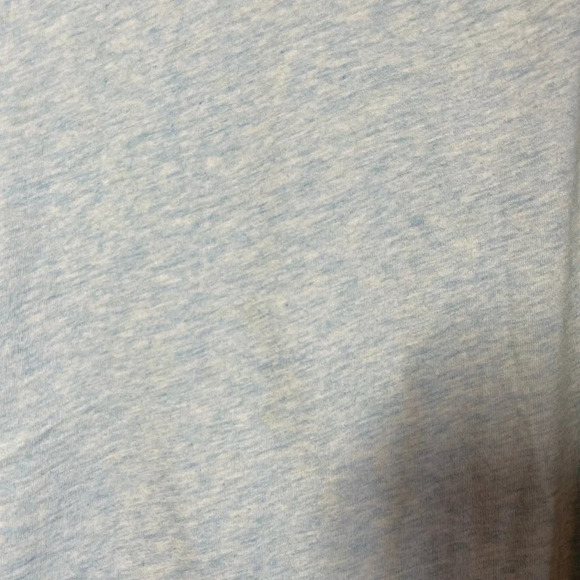 Zella Baby Blue Semi-sheer V-neck Long Sleeve Athleisure Tee Xlarge Women’s - Picture 5 of 12